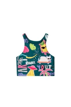Daz Kids' Crop Top -Swimwear Promotion Store Plash Kids Top Daz 13706 2