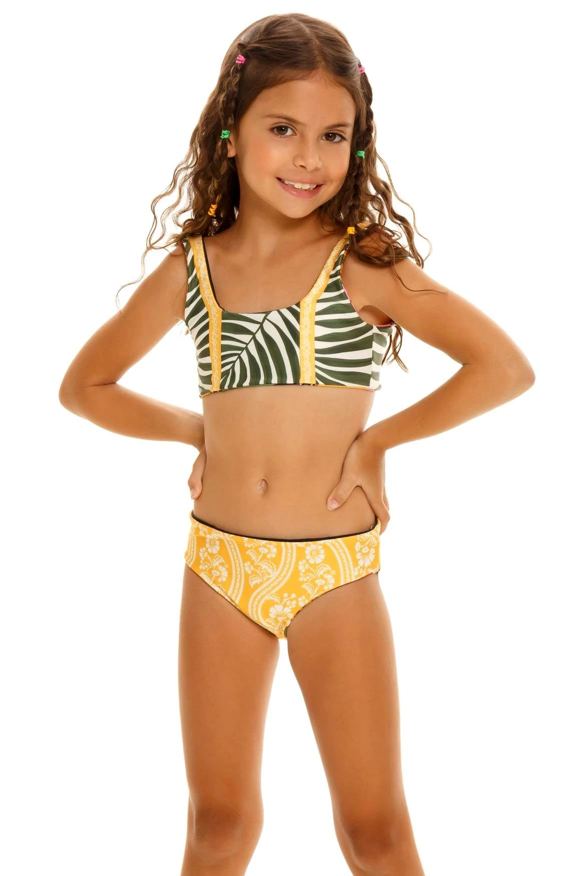 Nina Reversible Kids Bikini 2 Nina Reversible Kids Bikini - Image 2